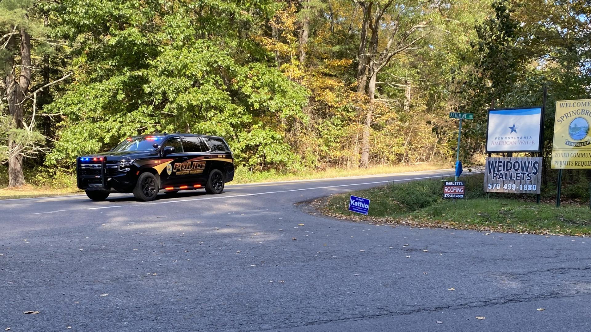 The crash happened shortly after 2 pm. Saturday along Route 502 in Springbrook Township.