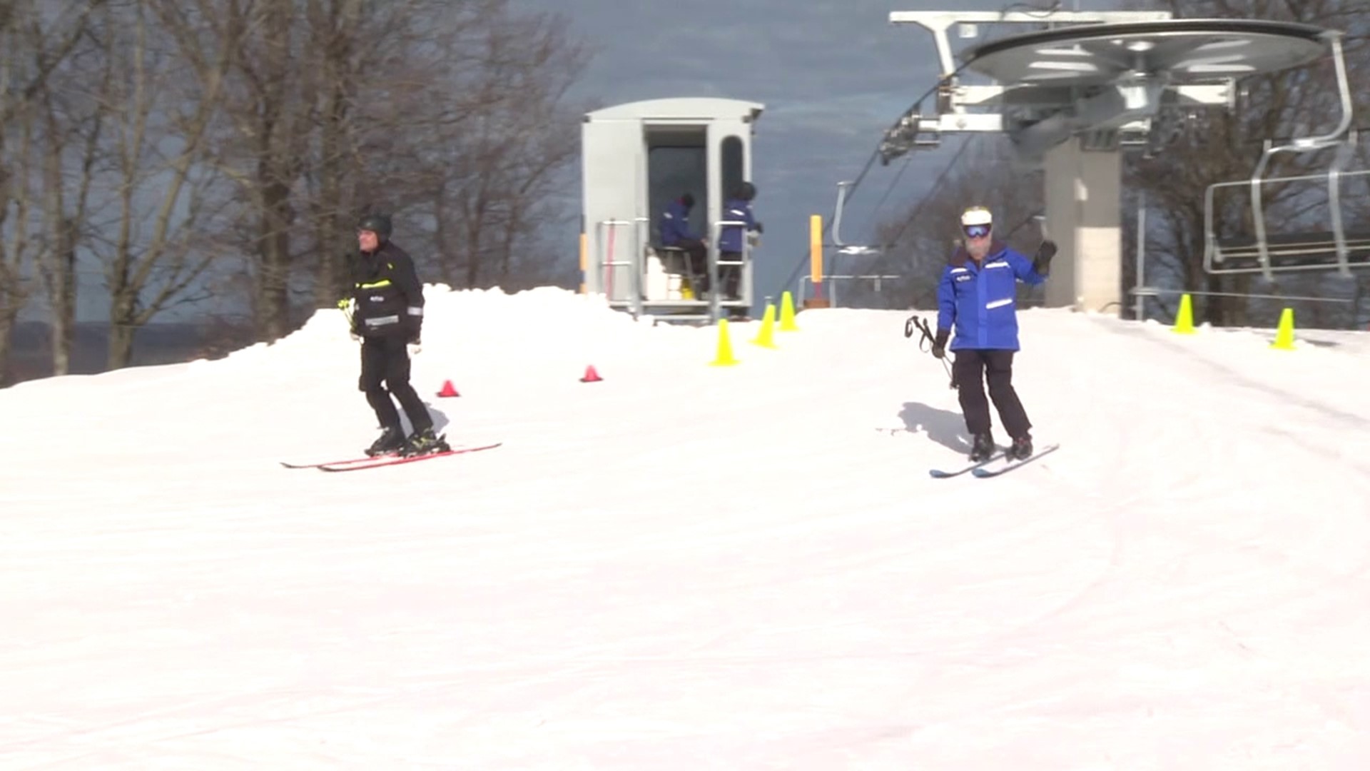 The resort opened its slopes Friday for the first time this season.