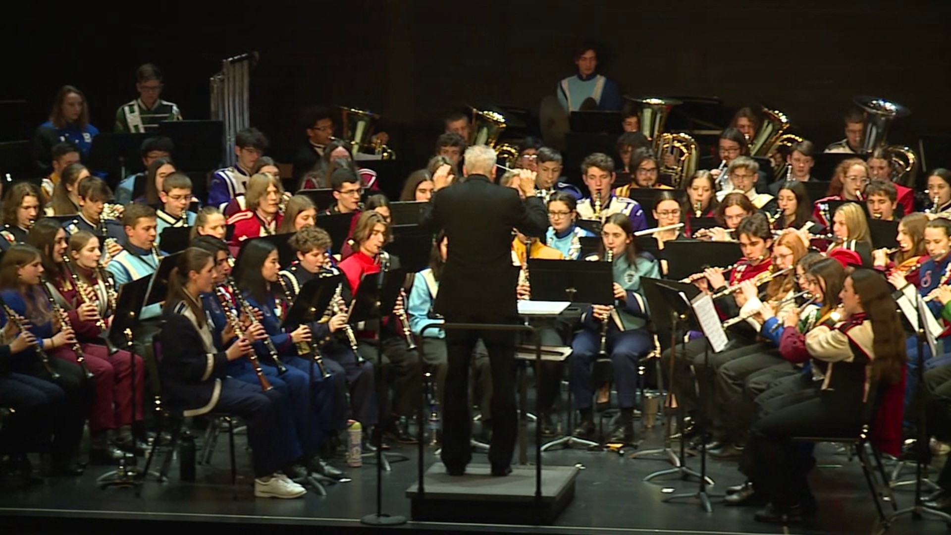 A special band performance was held at Honesdale High School Saturday.