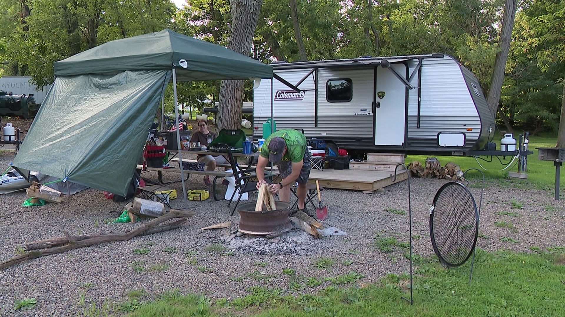 Newswatch 16's Adithya Iyer found campers packing up their gear and heading home as one of the last weekends of summer comes to a close.