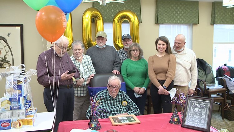 WWII veteran in Union County turns 100