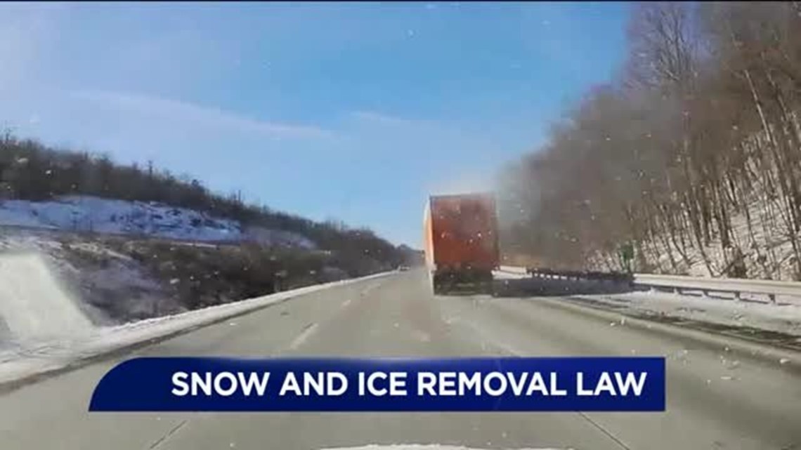 Making Winter Travel Safer Snow and Ice Removal Law Passes State