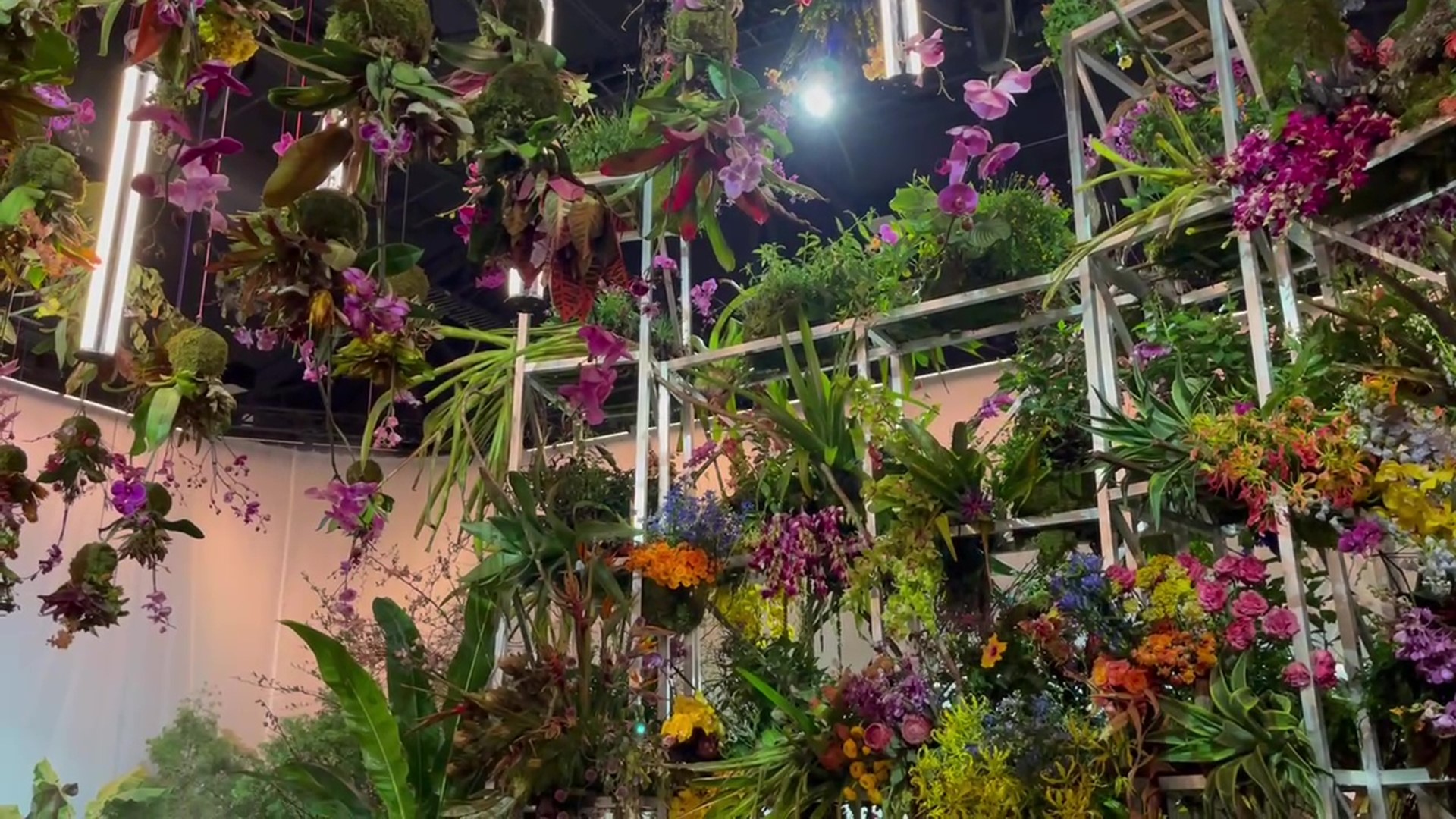 This year's theme is Garden Electric, so the color comes from flowers and technology.