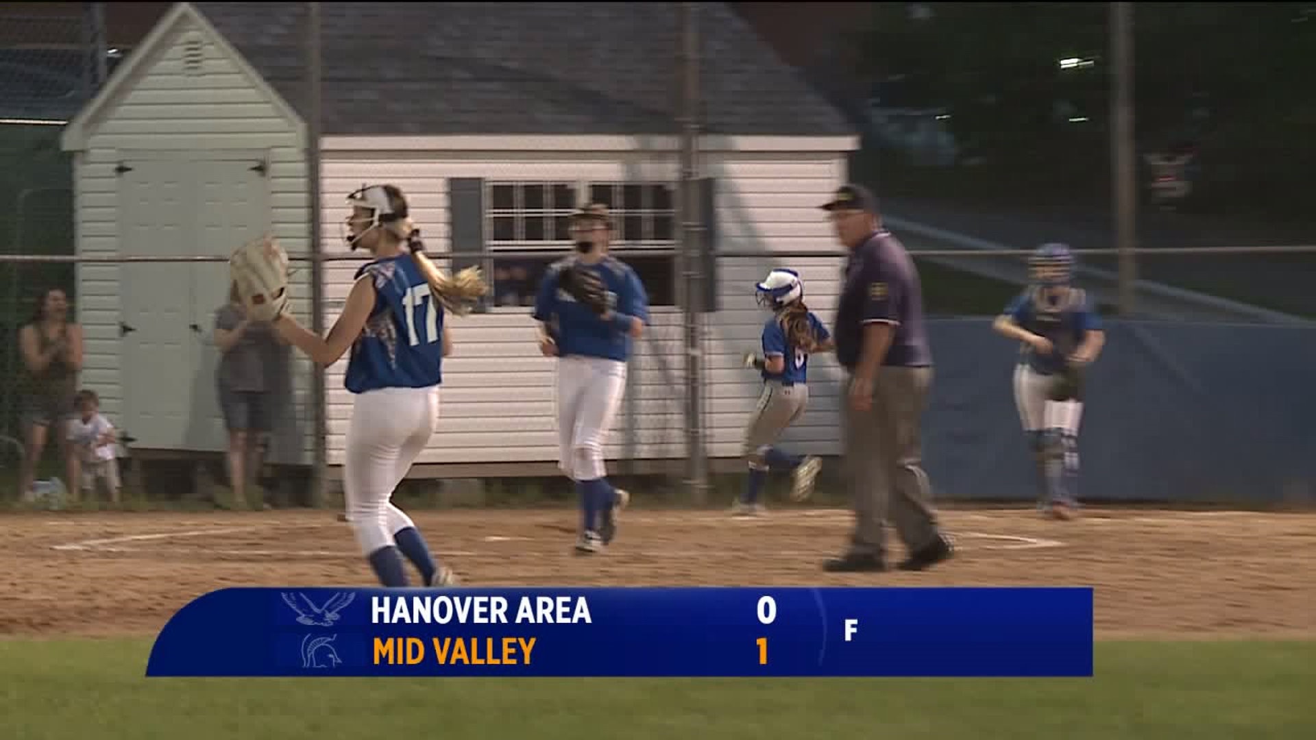 Hanover vs Mid Valley softball