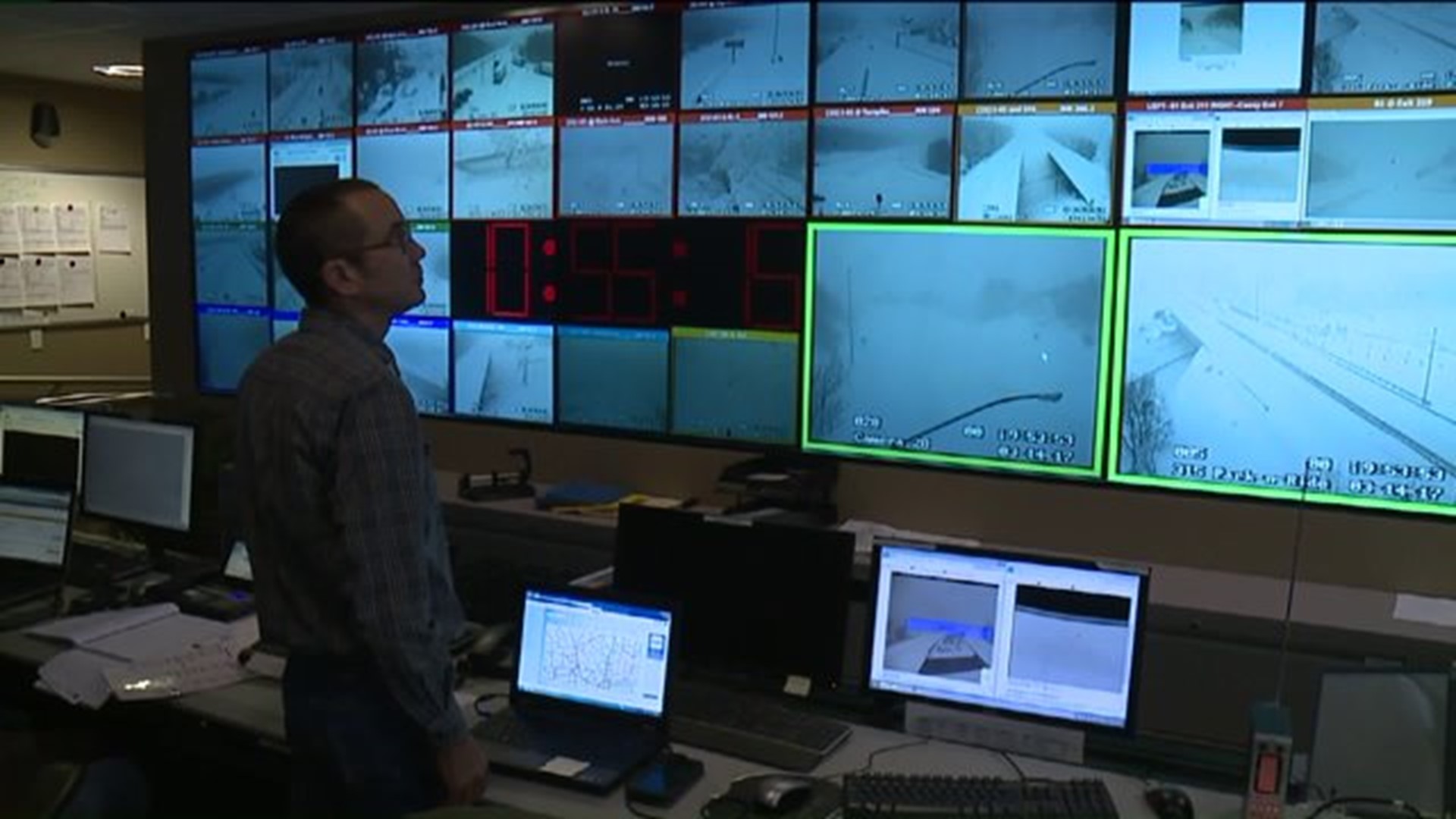 PennDOT Monitors Blizzard Travel in Lackawanna County