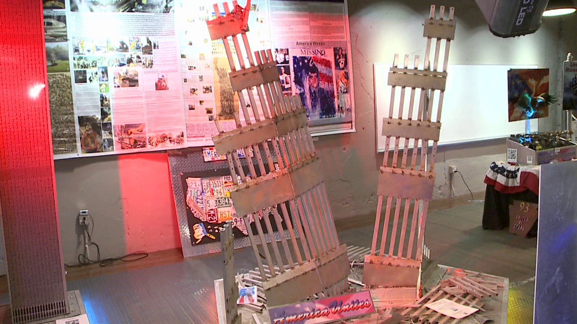 Newswatch 16's Emily Kress takes us to the traveling 9/11 display as it made a stop Saturday in Hazleton.