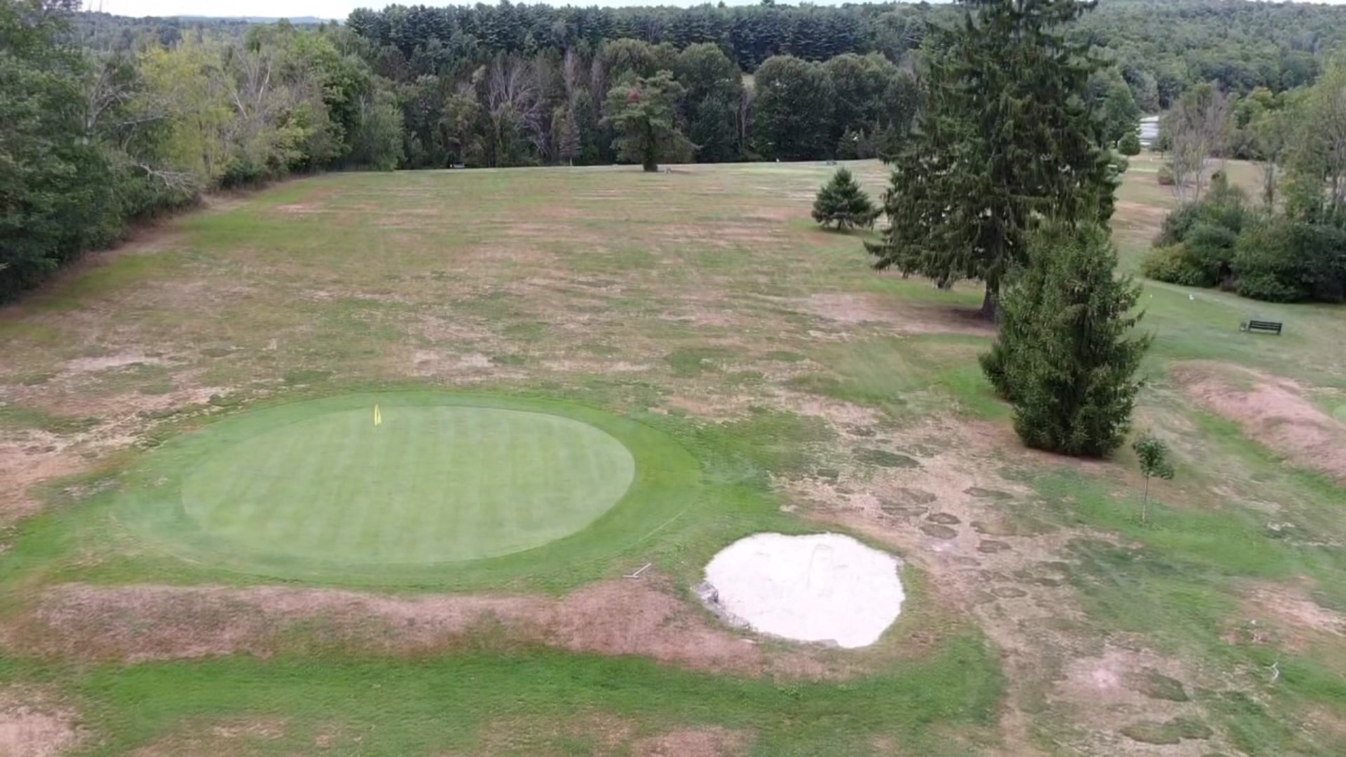 Golf is best played in warmer weather, but for maintenance crews, too much heat and too little rain can be a problem.