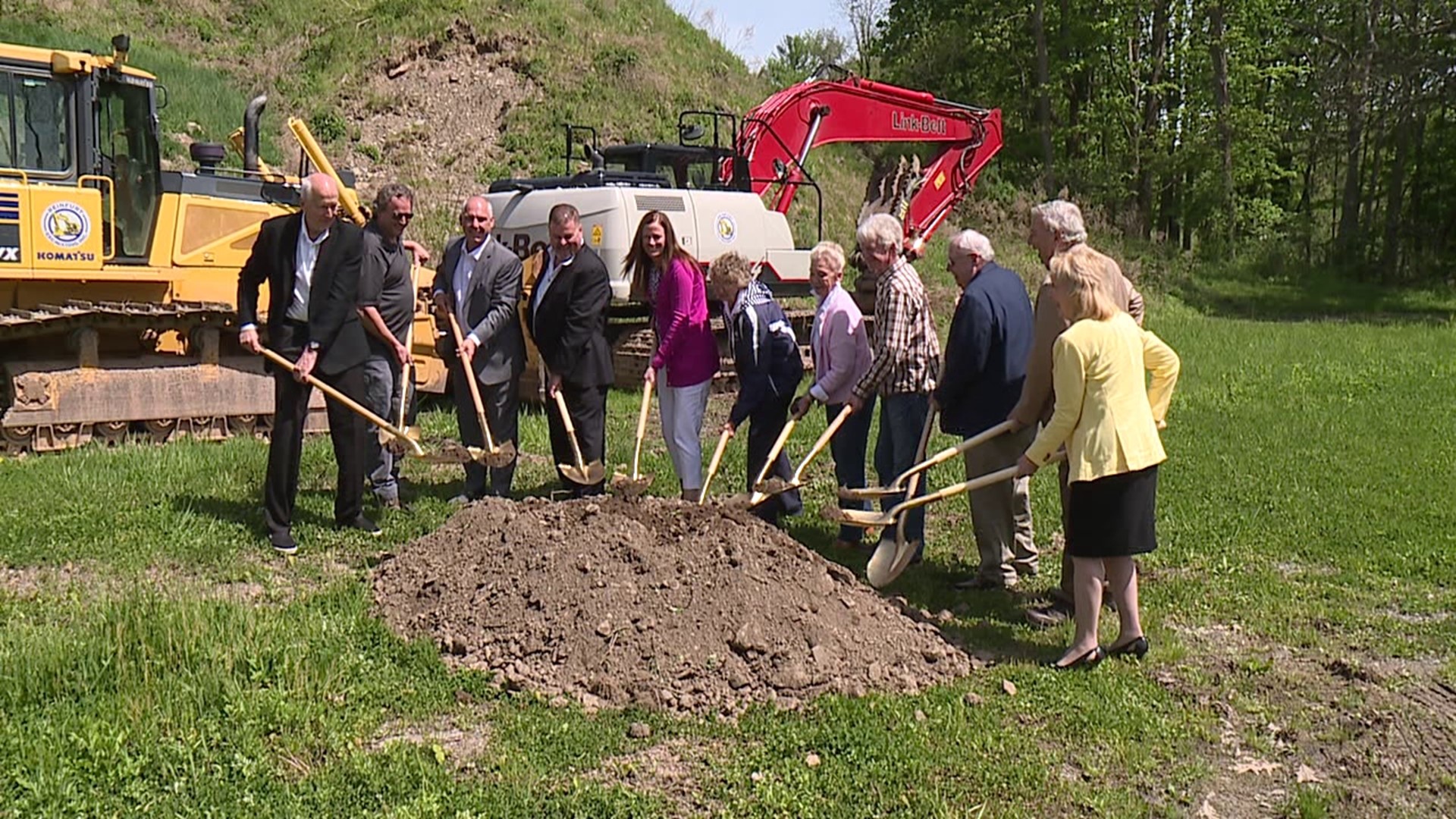Officials in Wyoming County broke ground on a new senior housing facility in Nicholson.  Twelve one-bedroom apartments will be constructed in about a year.