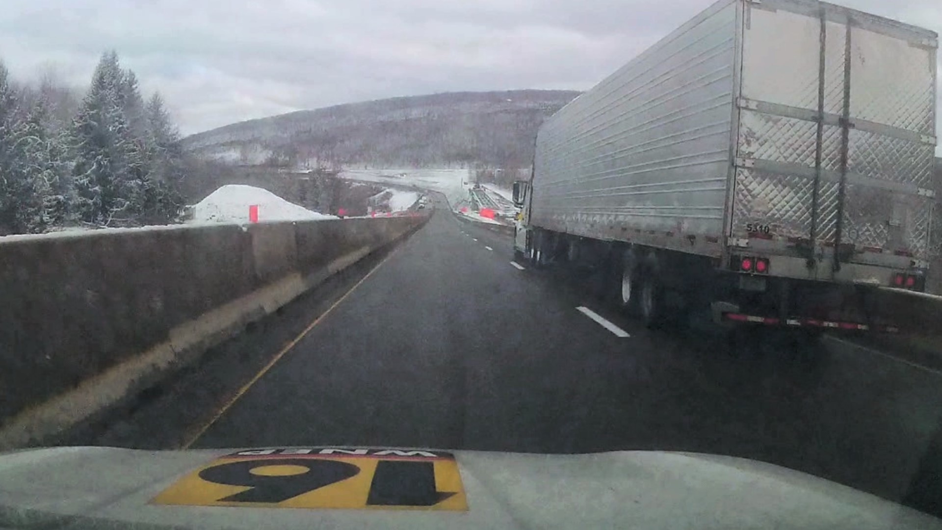 PennDOT officials say several crashes Tuesday morning involving tractor-trailers could have been avoided because of the commercial vehicle travel ban.