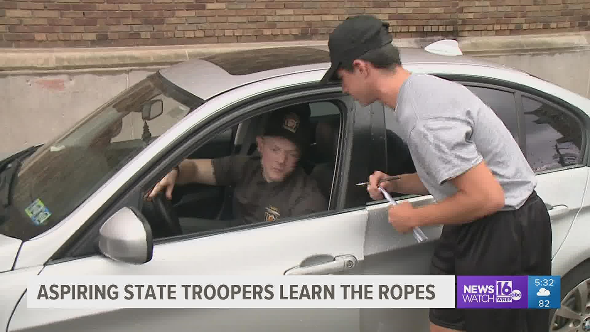 Monday, Aug. 23, was the first day for a new camp in Luzerne County, and Newswatch 16's Elizabeth Worthington stopped by to meet some potential future troopers.