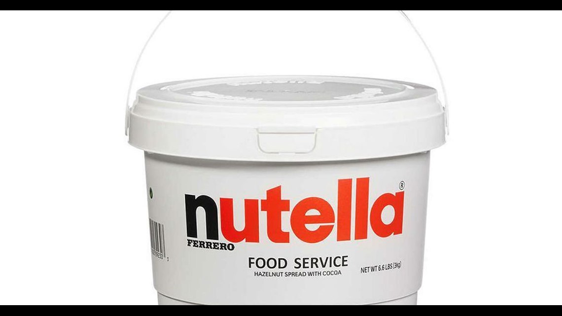 Nutella 3 kg (6.6 lb) Huge bucket Hazelnut Spread -XXL SIZE SAVE