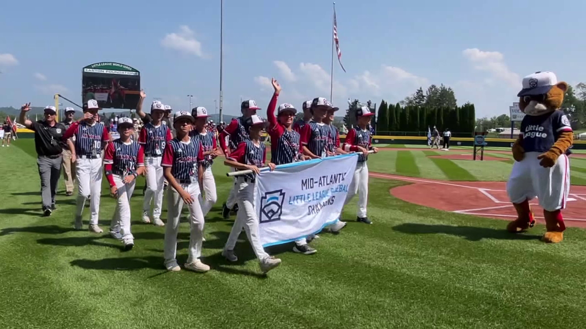 There was a lot of excitement in the air during the opening ceremony. It was a first for many little leaguers and fans, including Newswatch 16's Mackenzie Aucker.