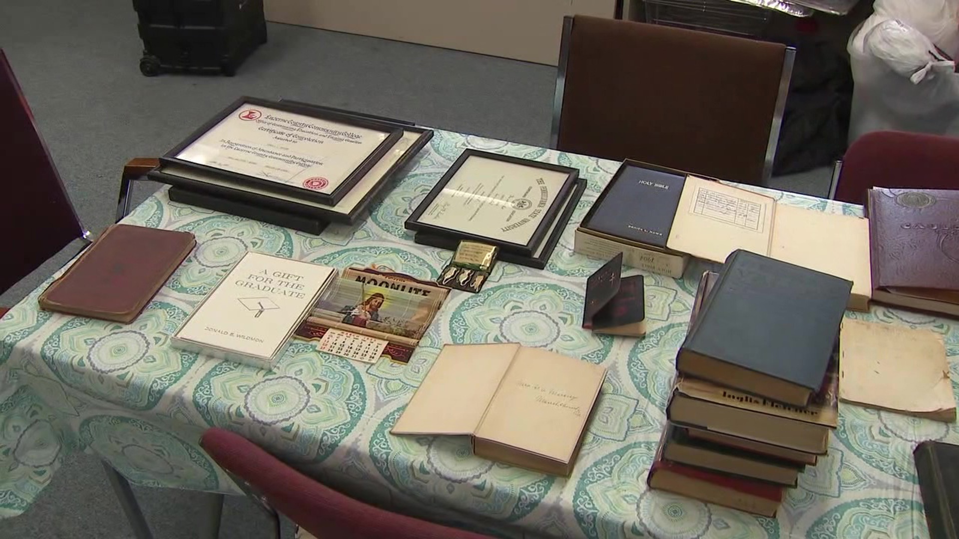 A thrift store in the Poconos is on a mission to reconnect several families with items from loved ones that ended up at the store.