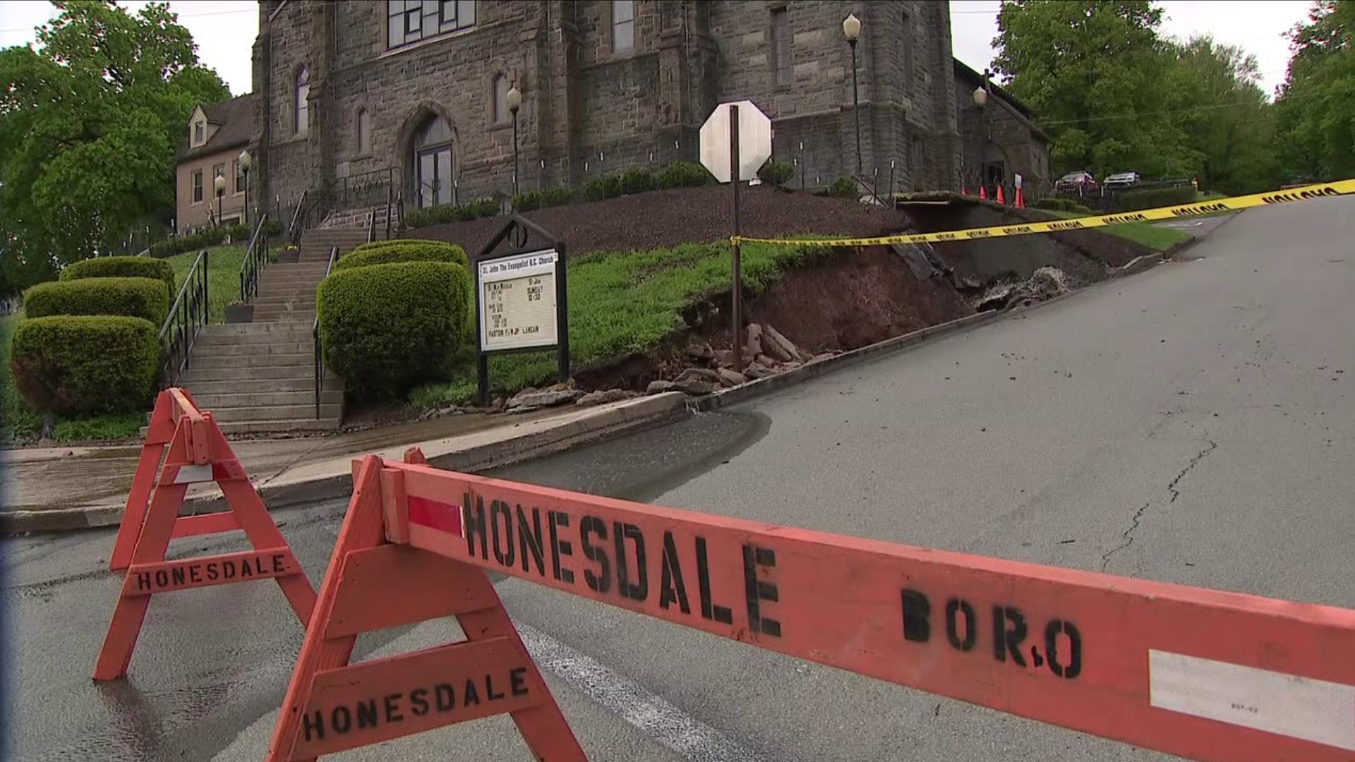 Cleanup is now underway after strong storms moved across our area on Tuesday, causing flooding in Honesdale.