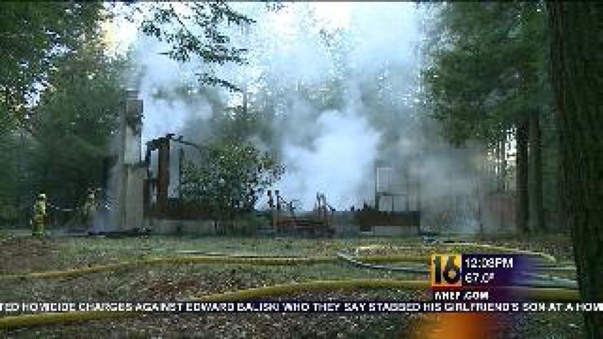 Vacation Home Destroyed By Flames