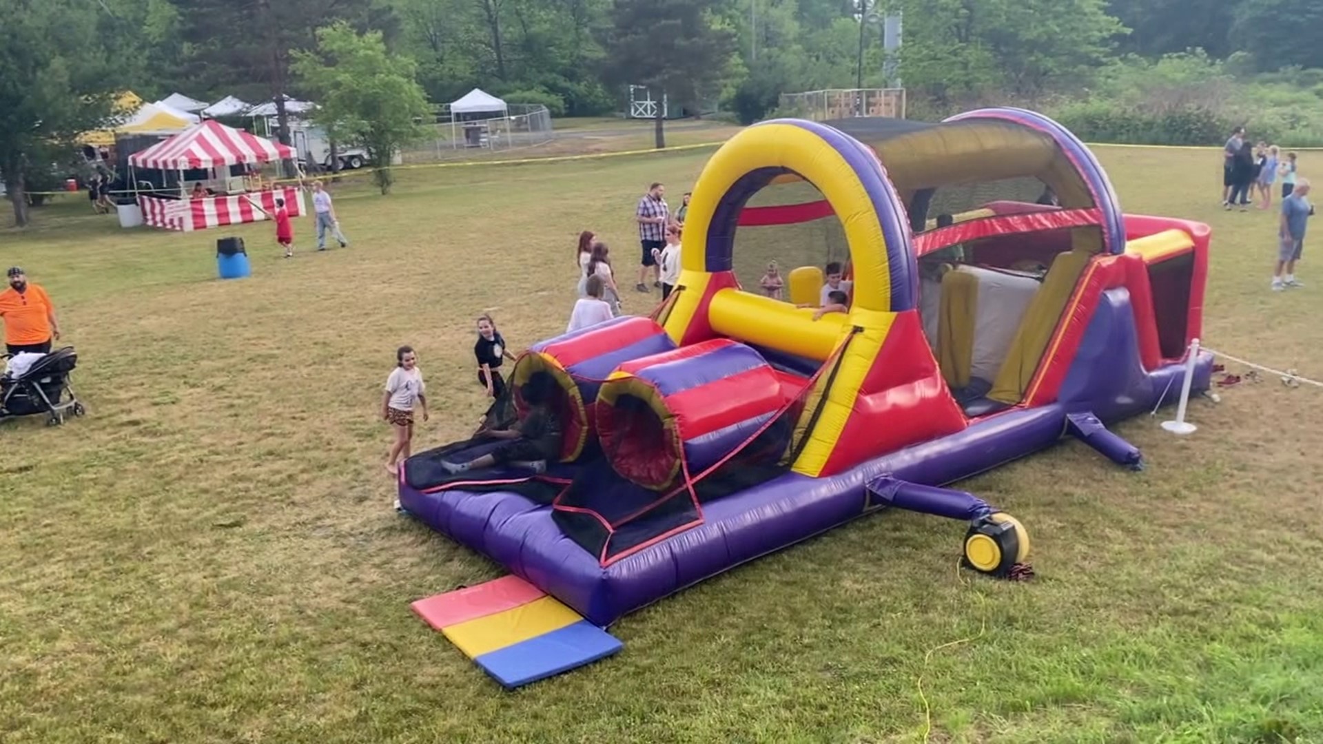 A bazaar was held in Luzerne County's back mountain Saturday to support a local volunteer fire company.