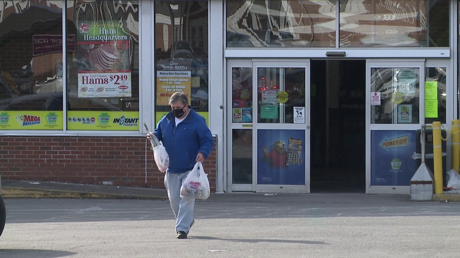 Shoppers at Gerrity's along North Keyser Avenue in Scranton were found preparing for the winter storm ahead.