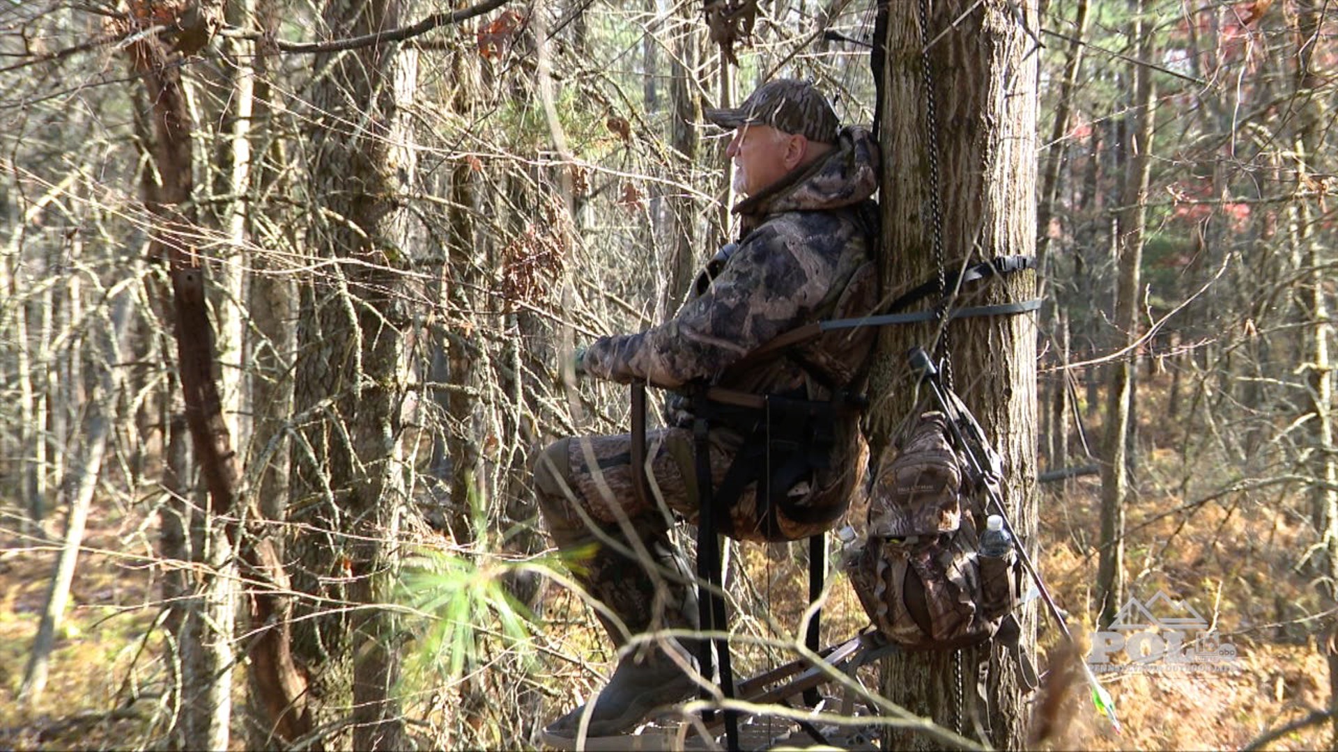 We spend two days in the woods archery hunting on Sunrise Farm Rod and Gun Club property.