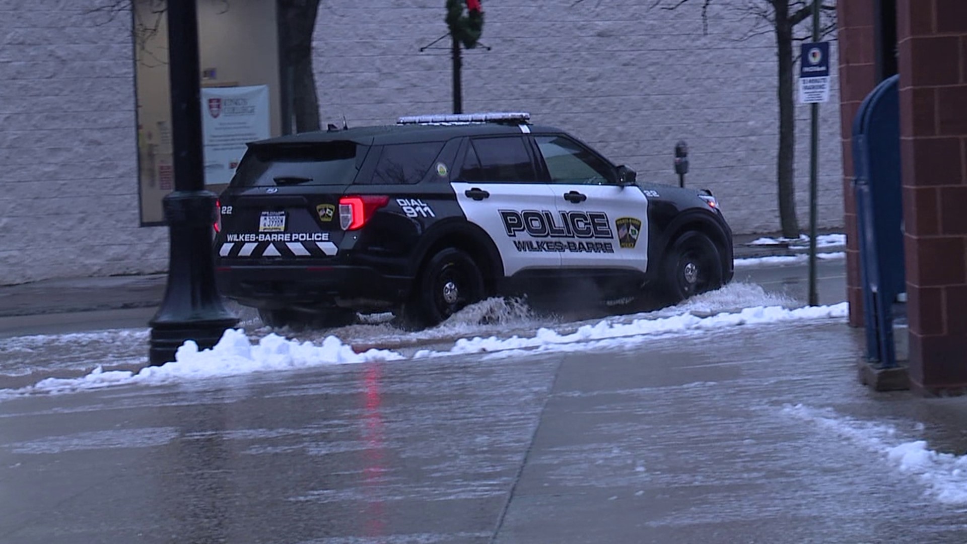 The water main break happened around 7 a.m. Sunday morning.