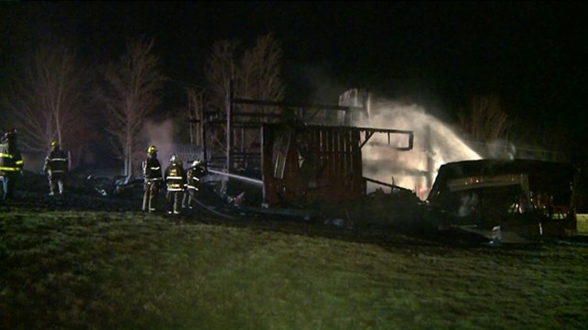 Wayne County Barn Destroyed by Fire