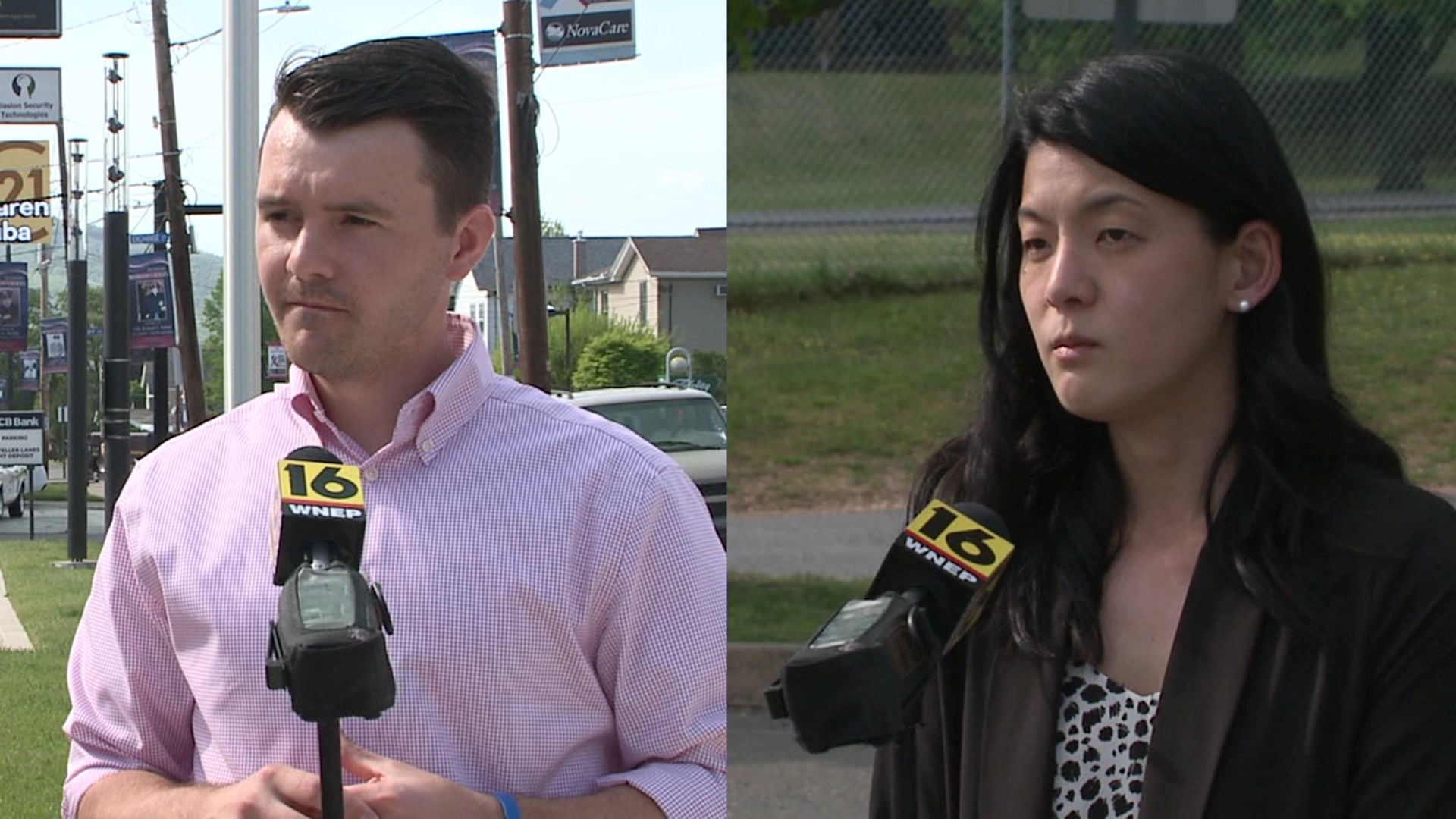 Max Conway, 29-years-old from Dunmore, and 33-year-old Loni Kavulich Loiselle, of Taylor, both won their races for mayor in their respective boroughs in the primary.