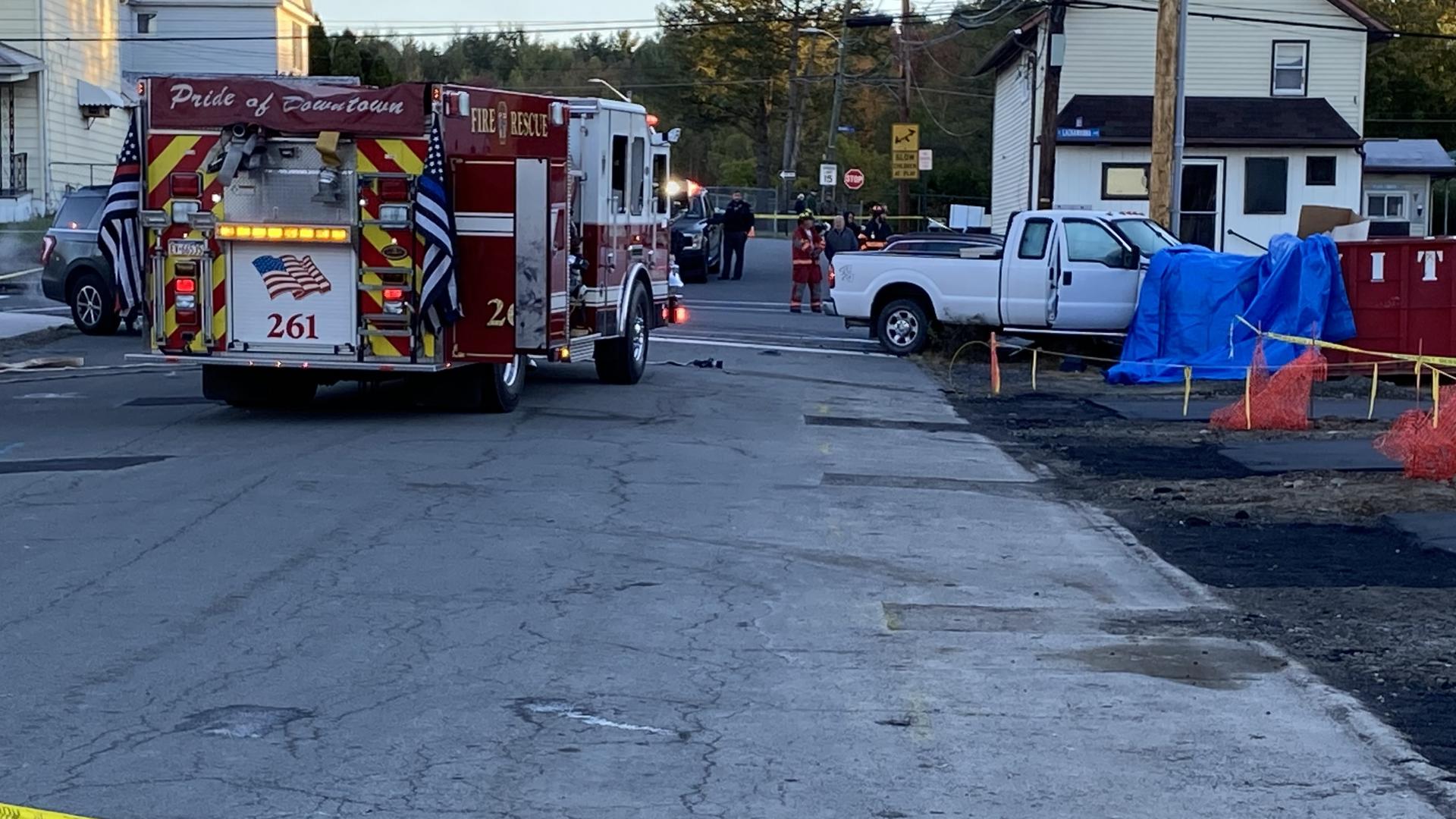 Woman dies after being hit by a truck in Olyphant | wnep.com