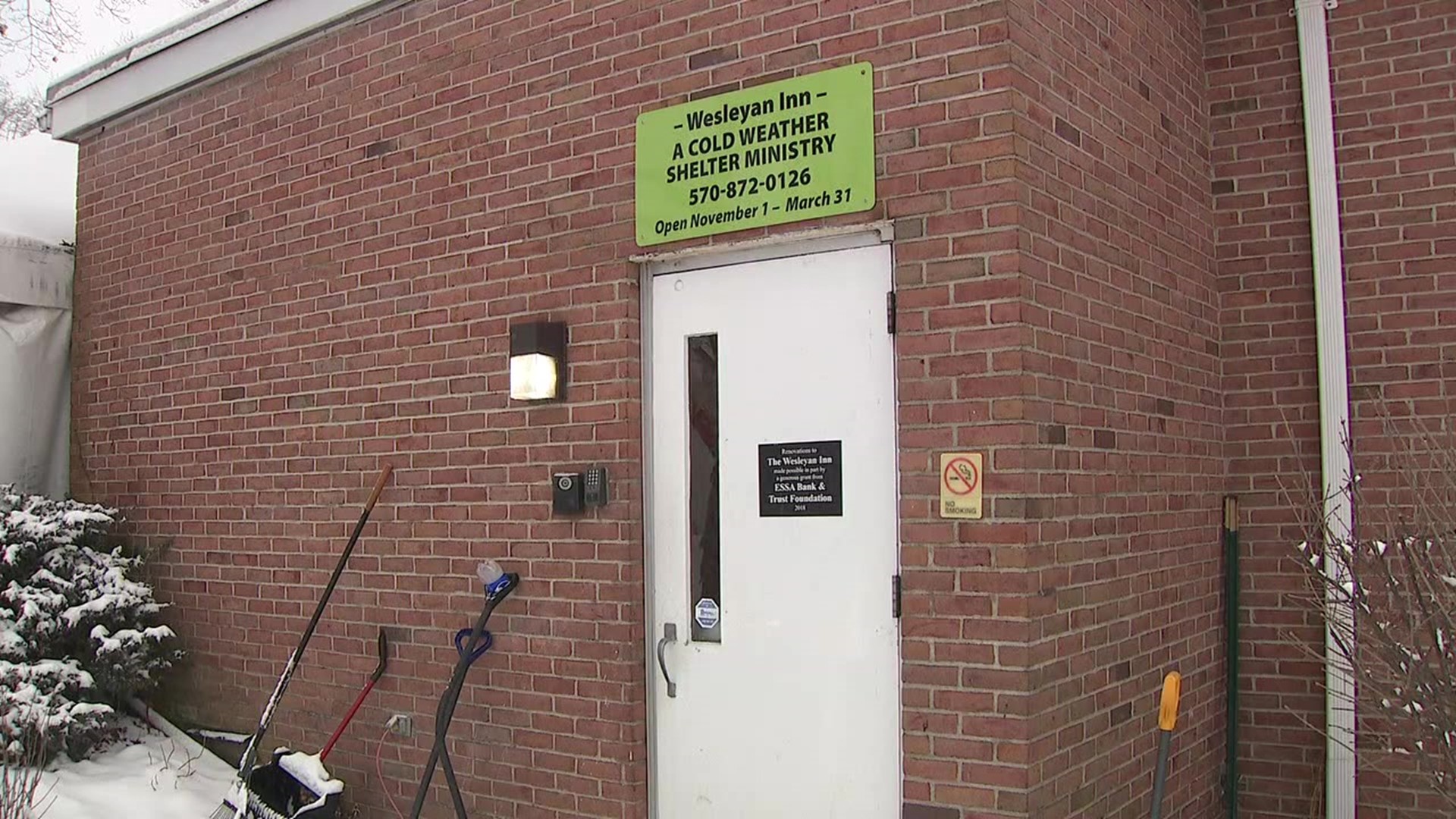 Cots will replace tables inside the Stroudsburg Wesleyan Church in Stroud Township.