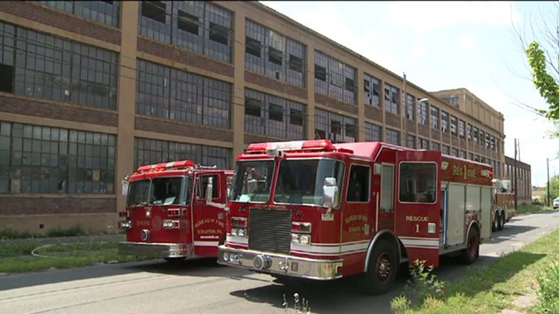 Fire Sparked at Scranton Lace Plant