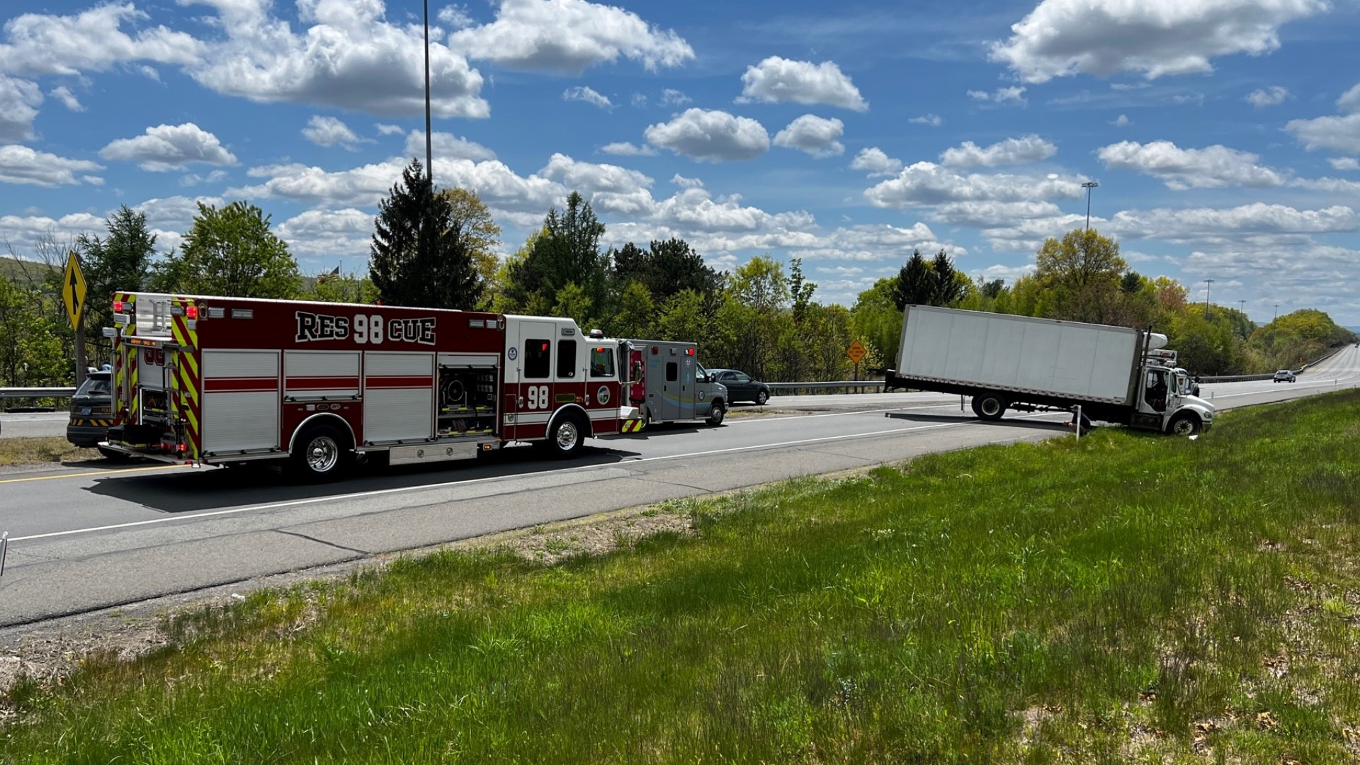 The crash near the Davis Street/Montage Mountain Road exit (182) happened around 1 p.m.