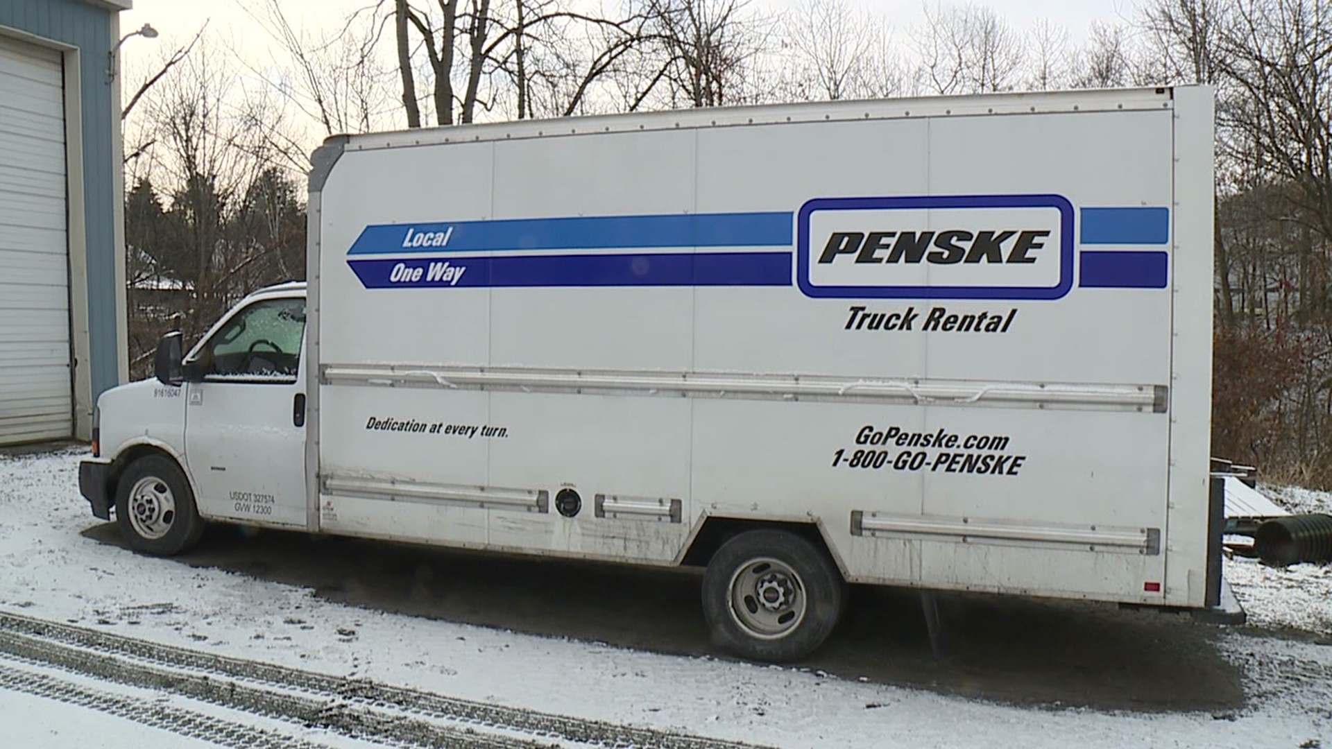 Police say tip calls led them to a greasy van filled with stolen oil in the Abington Shopping Center.