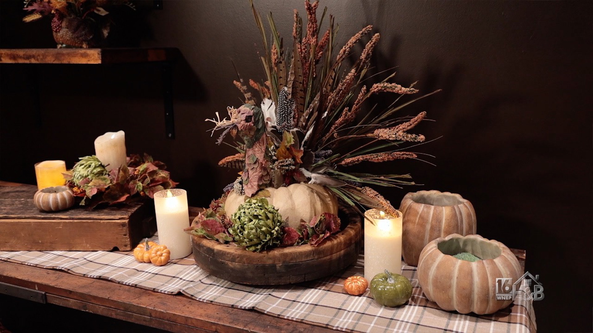 Make This Incredible Pumpkin and Floral Tom Turkey Centerpiece | wnep.com