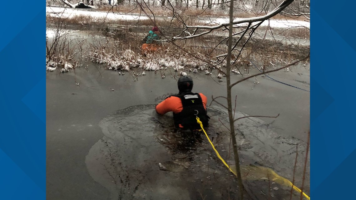 Crews save dog and owner from icy lake in Luzerne County - Vimarsana News