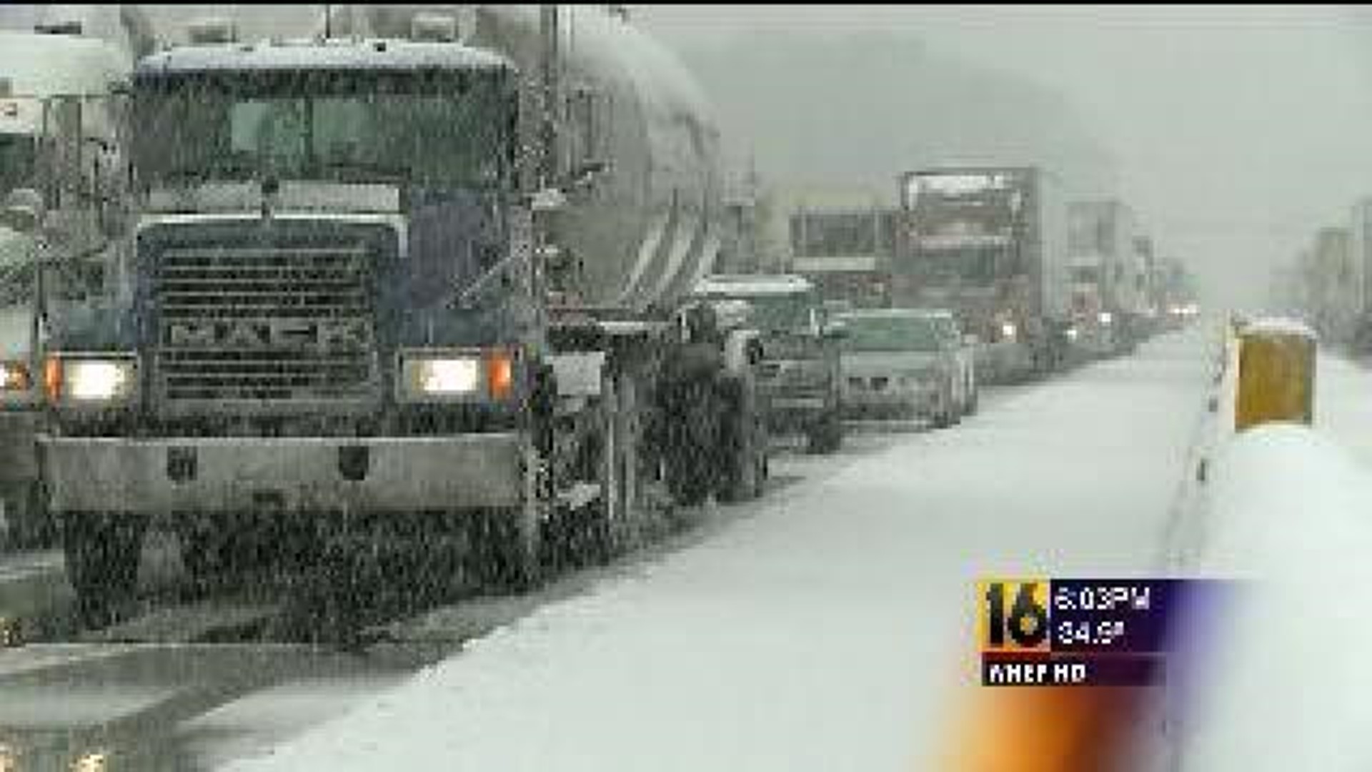 Snow Creates Mess on Pocono Roads