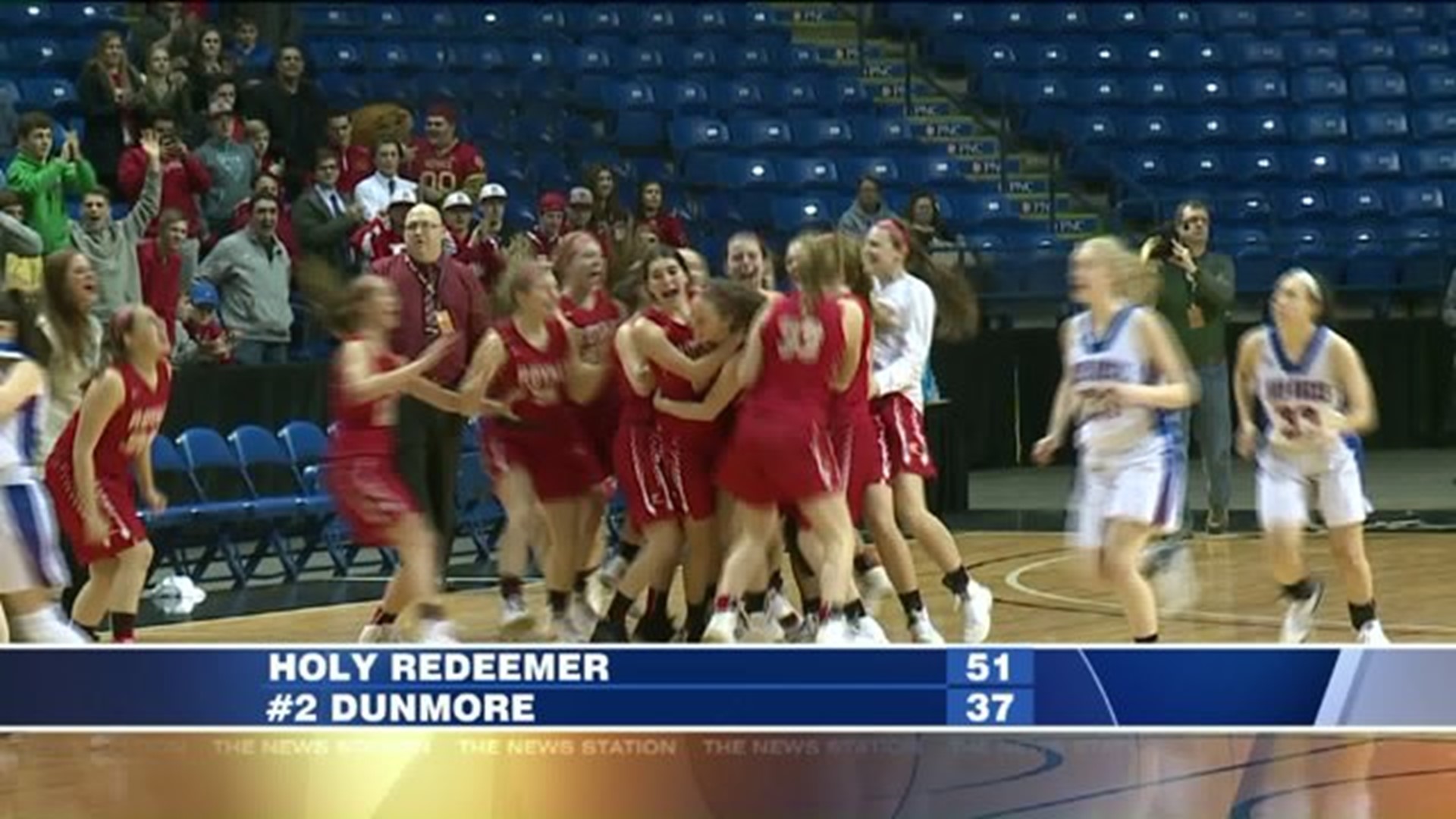 Holy Redeemer Girls Upset Dunmore in District Title Game