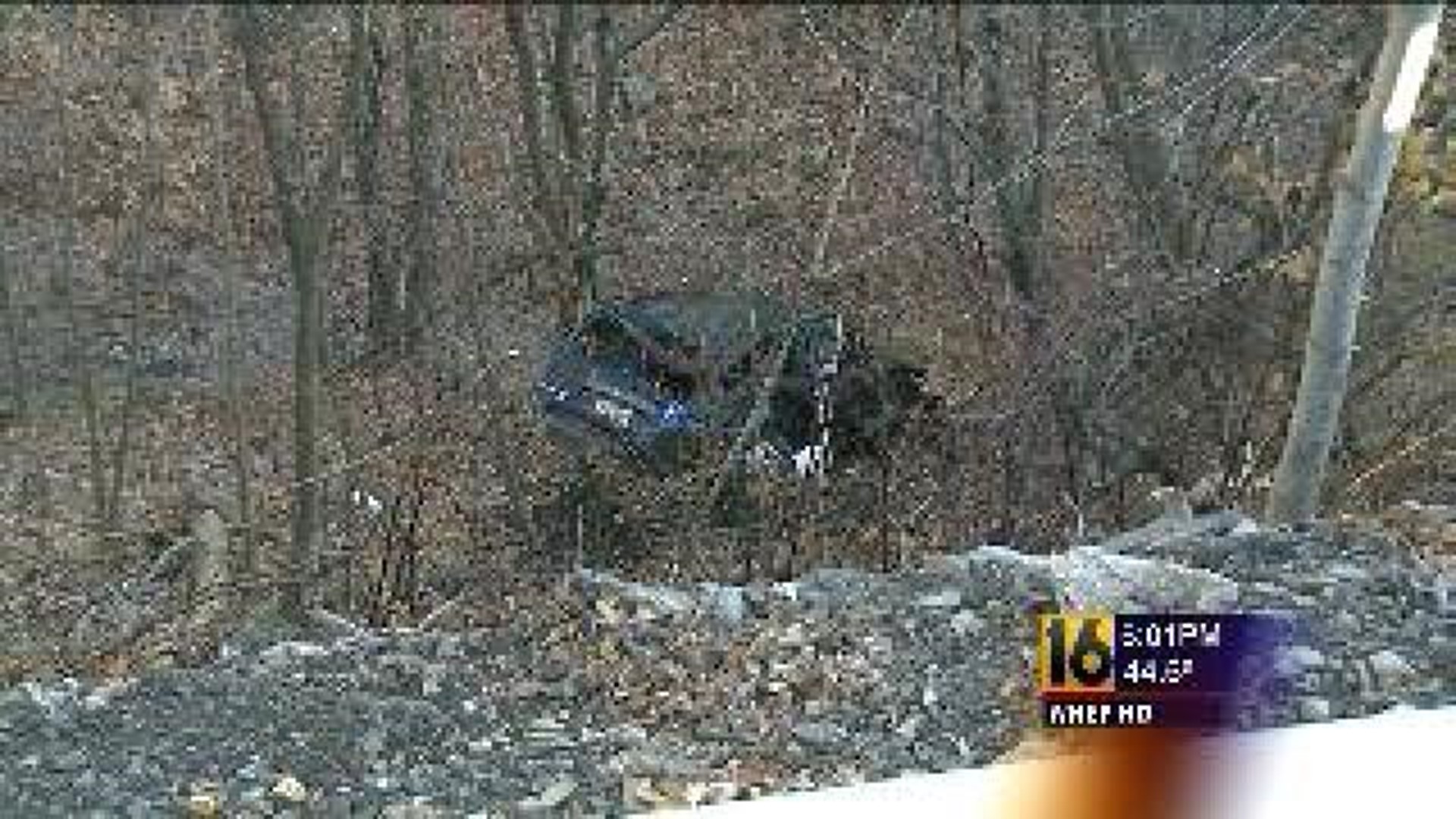 Police Search for Driver of SUV After Crash