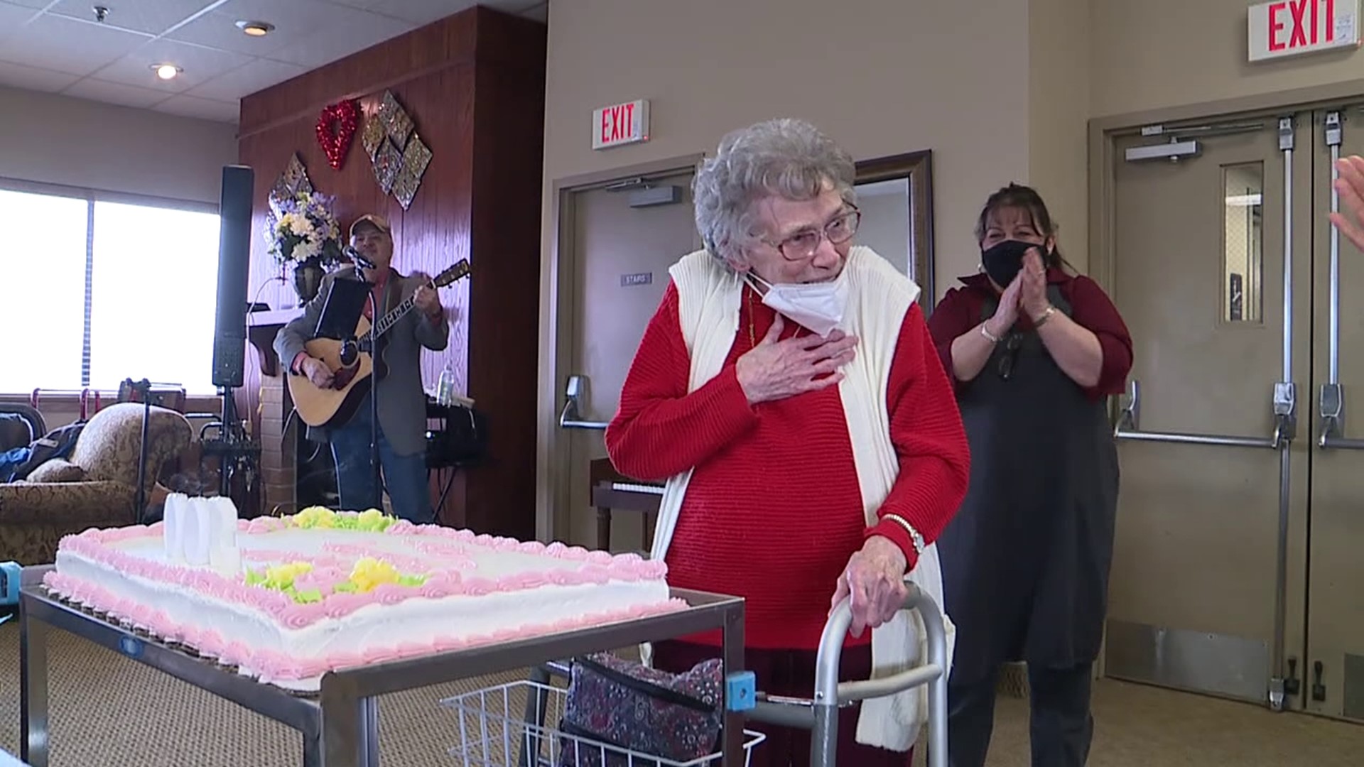 We are wishing an early Happy 100th Birthday to a woman in Lackawanna County.