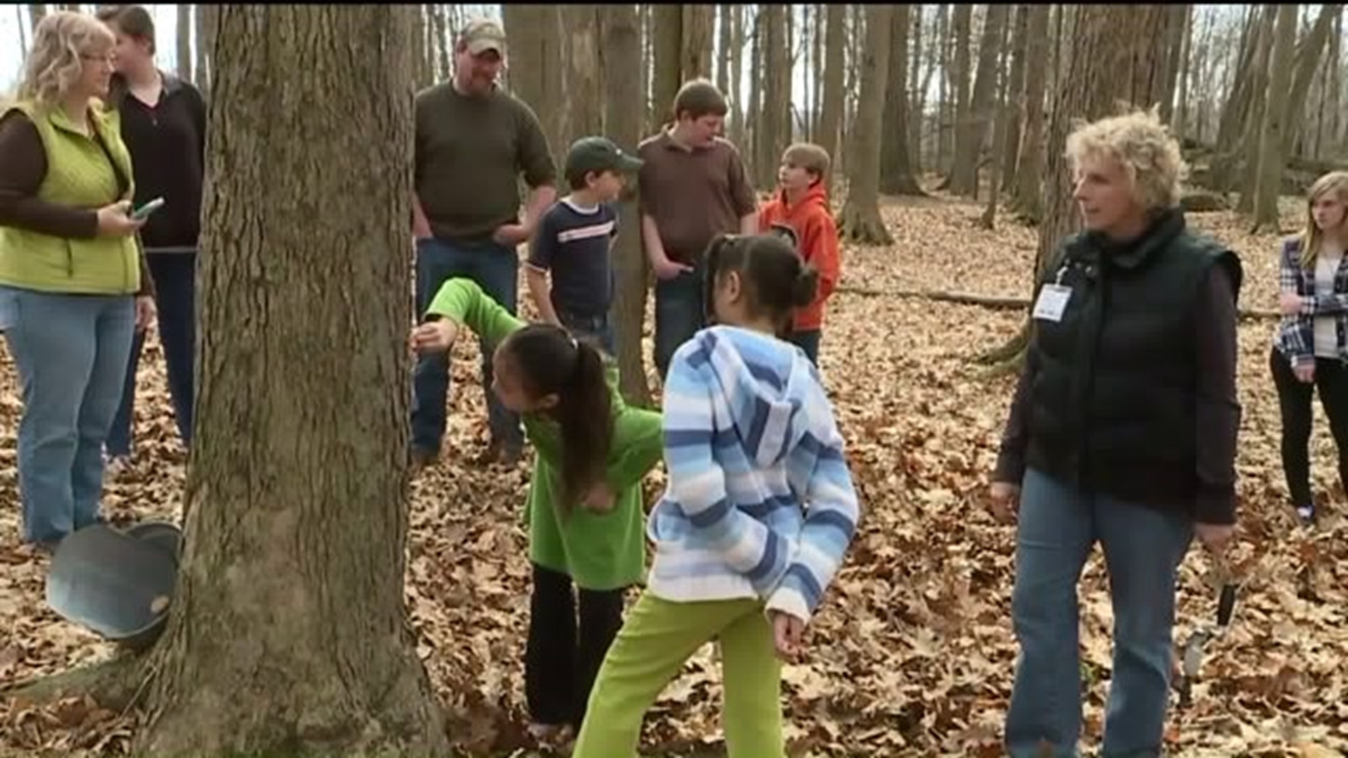 Students Learn about Maple Syrup at Montour Preserve