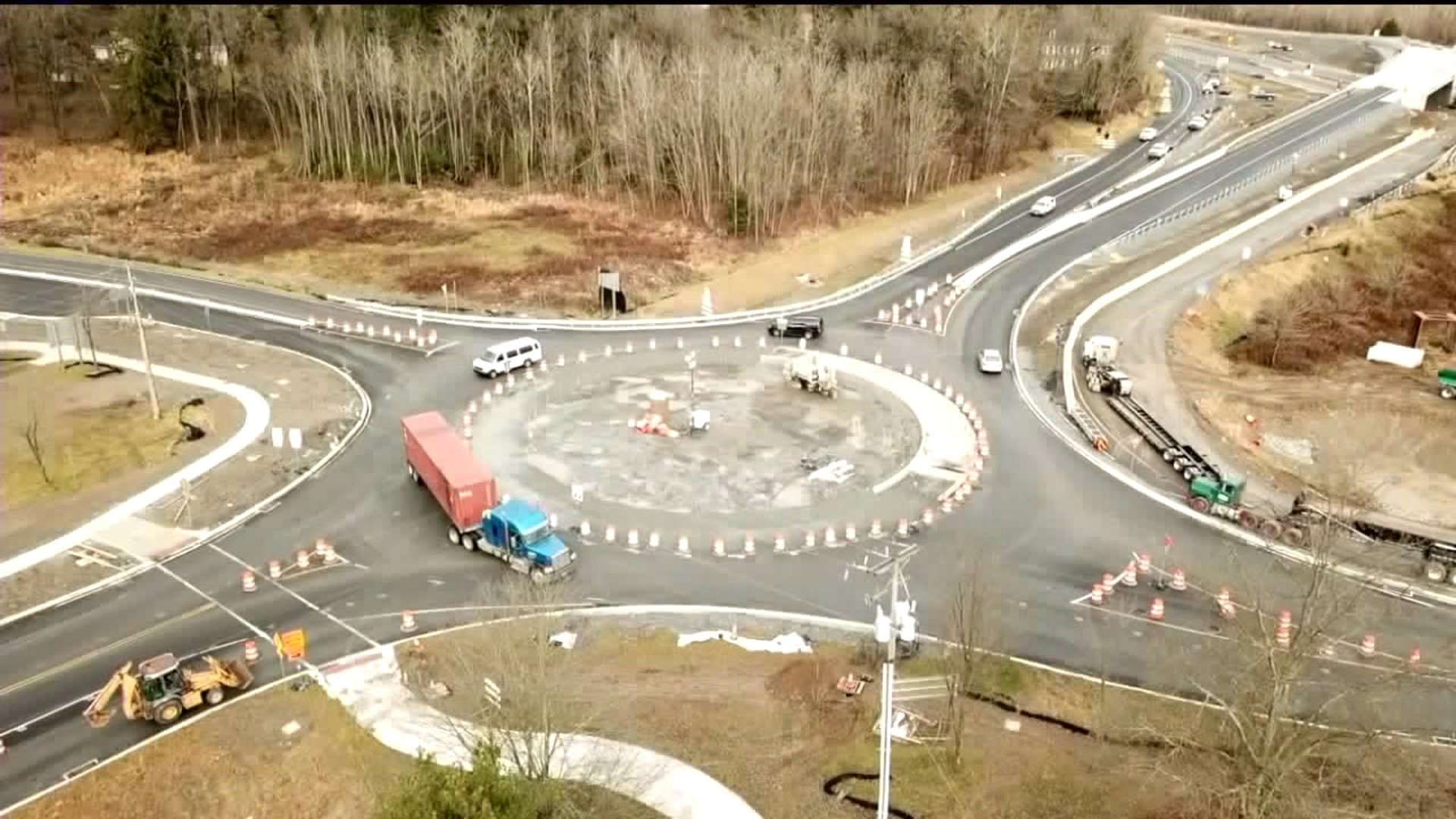 Drivers Now Using New Roundabout in Delaware Water Gap