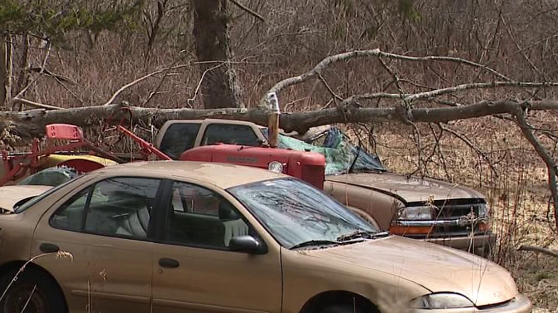 Wind damage and power outages in Lackawanna County - Vimarsana News