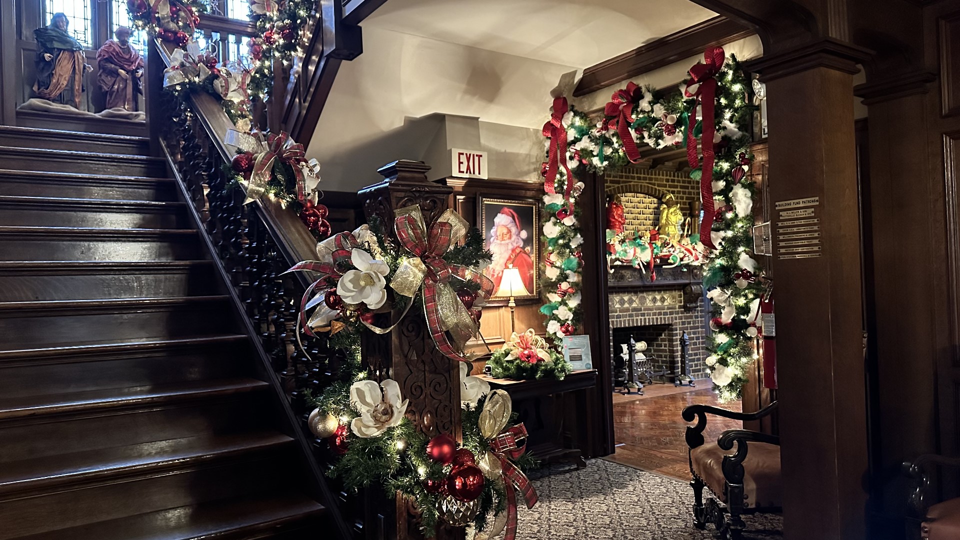 The historic Yuengling Mansion is in Christmas mode, inviting the public inside this weekend to get their holiday shopping done in a Hallmark movie setting.