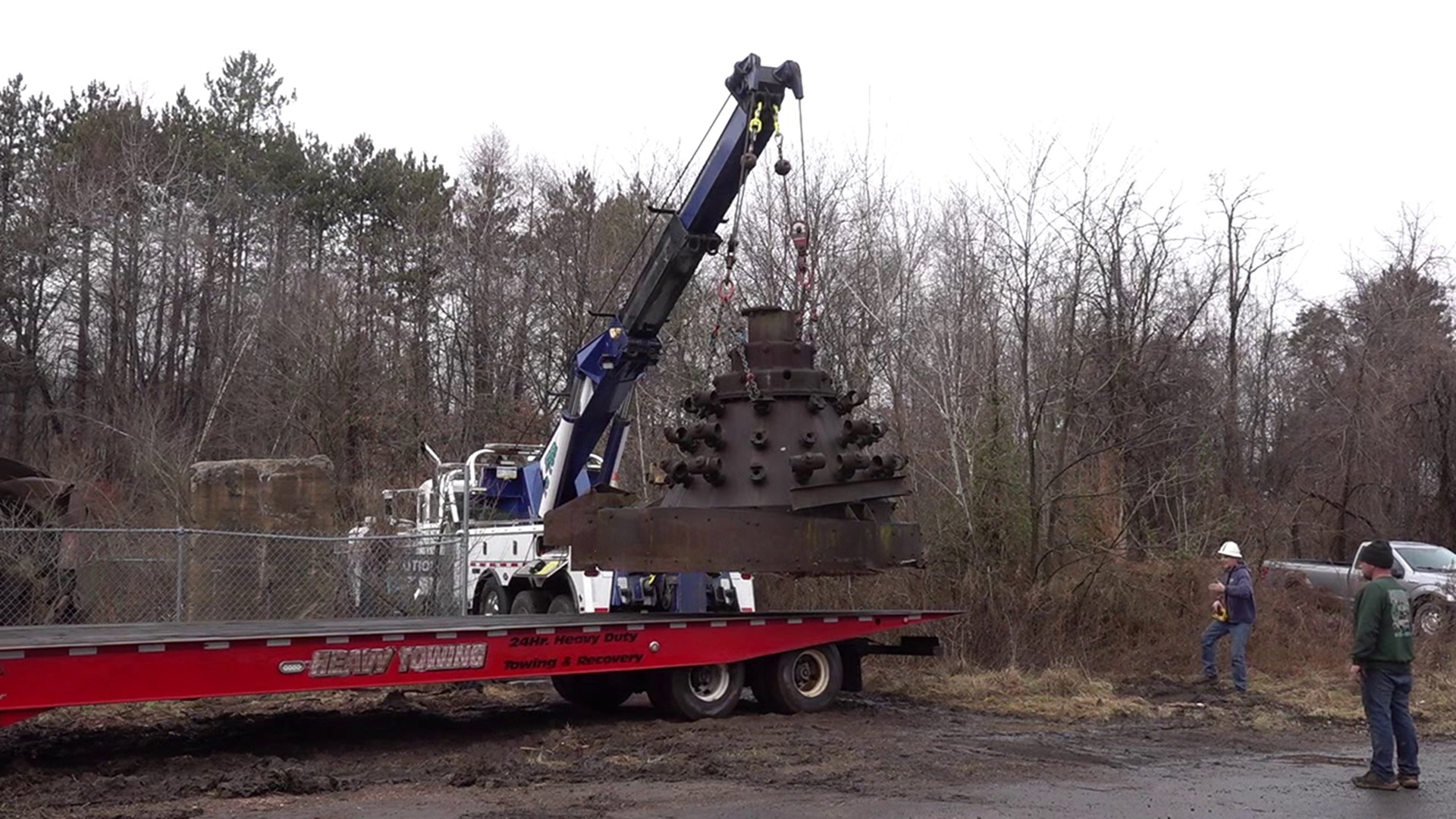 Pieces of history from the Moffat Coal Breaker are on the move to a park in Scranton.