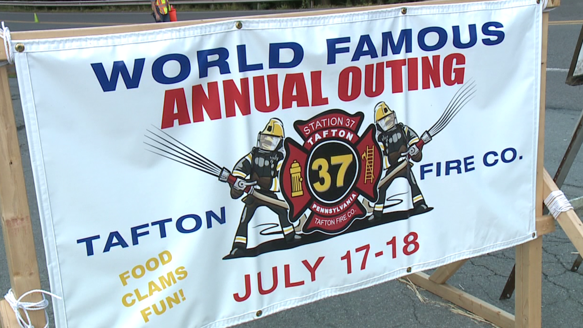 The annual "World Famous Outing" event in Tafton is underway.