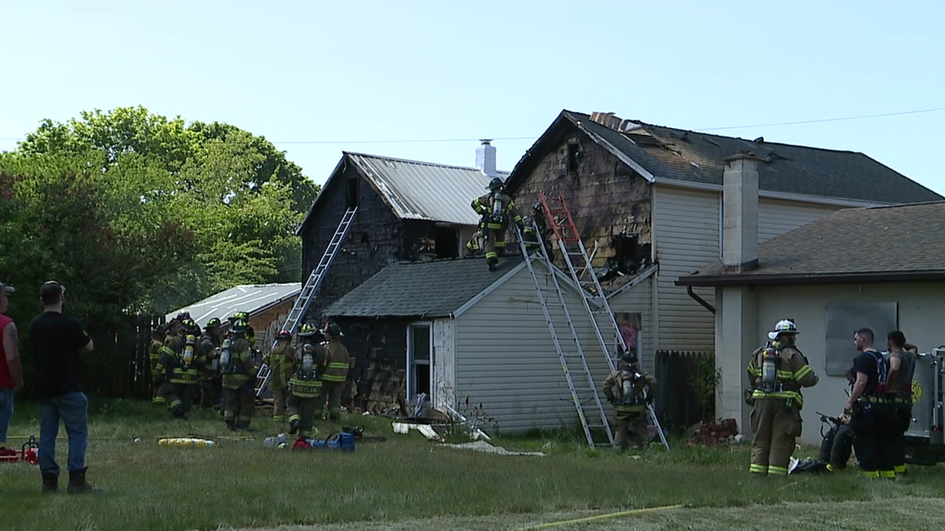 The McAdoo fire chief says the hot temperatures only made conditions more difficult.