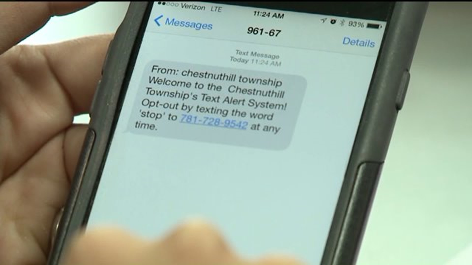 Township Now Sending Text Alerts