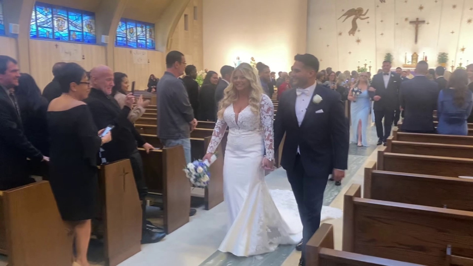 WNEP's very own Amanda Eustice tied the knot with fiancé Paul Carnicella on Sunday.