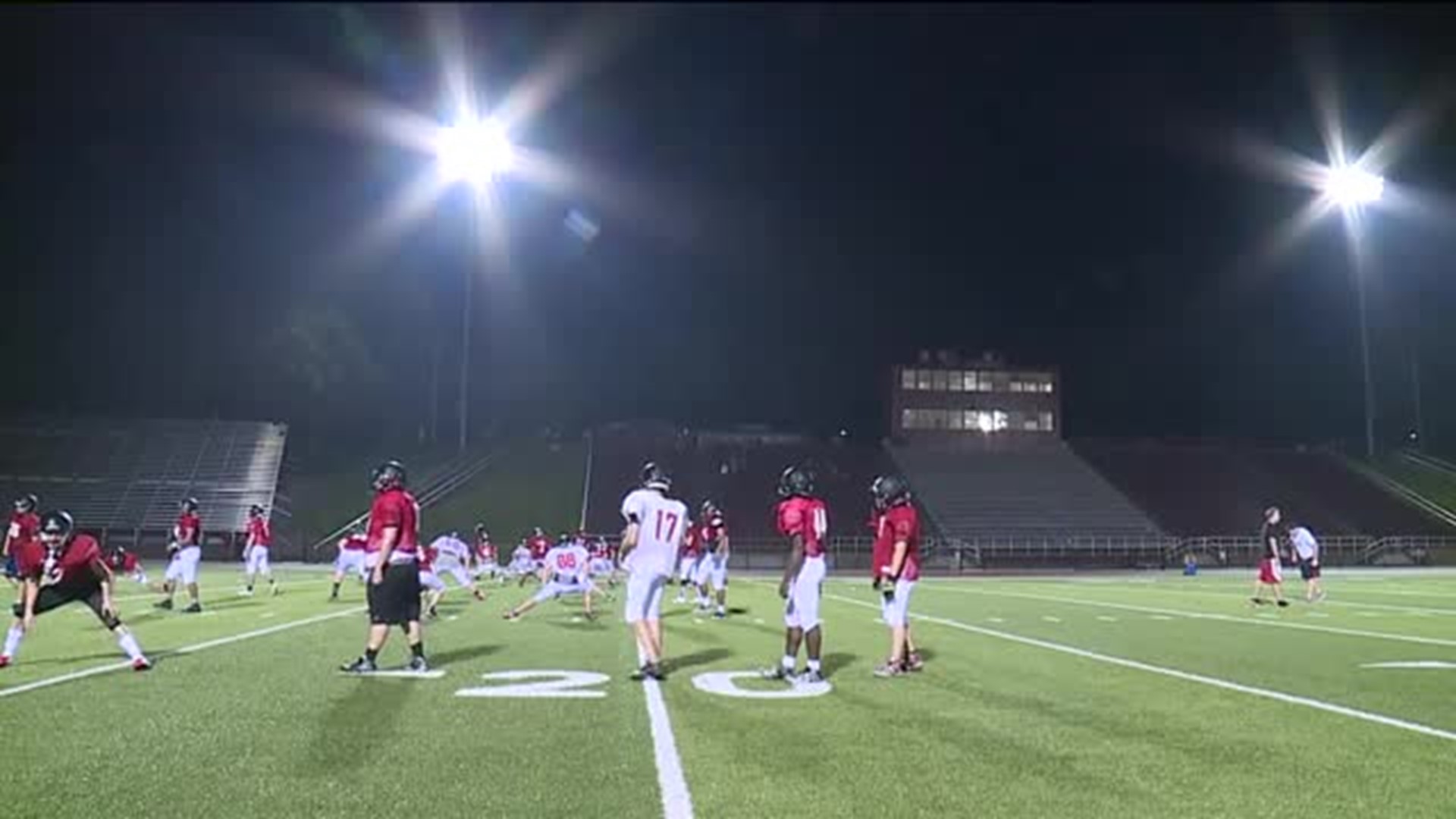 Williamsport Millionaires Hold First Full-Pads Practice of Season at Midnight
