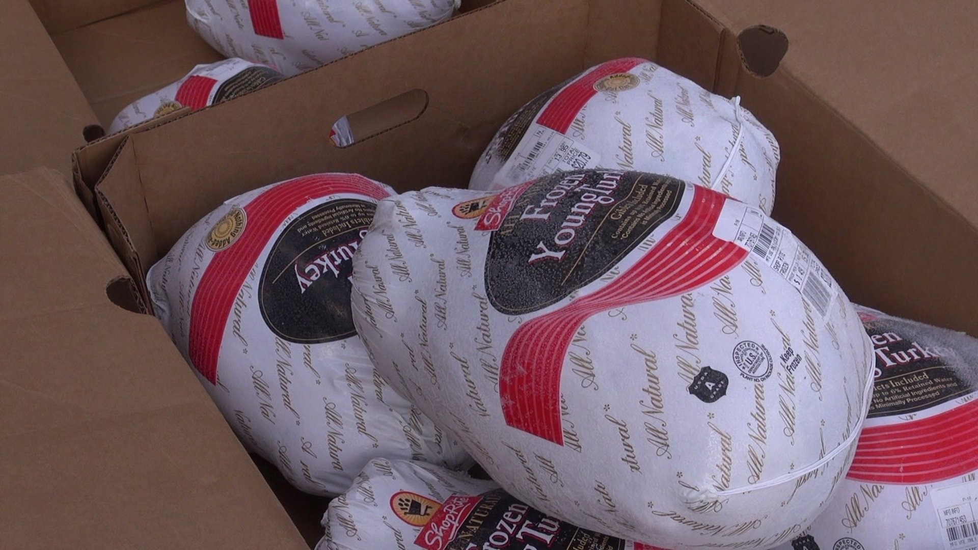 Thanksgiving Food Baskets Distributed in Wyoming County