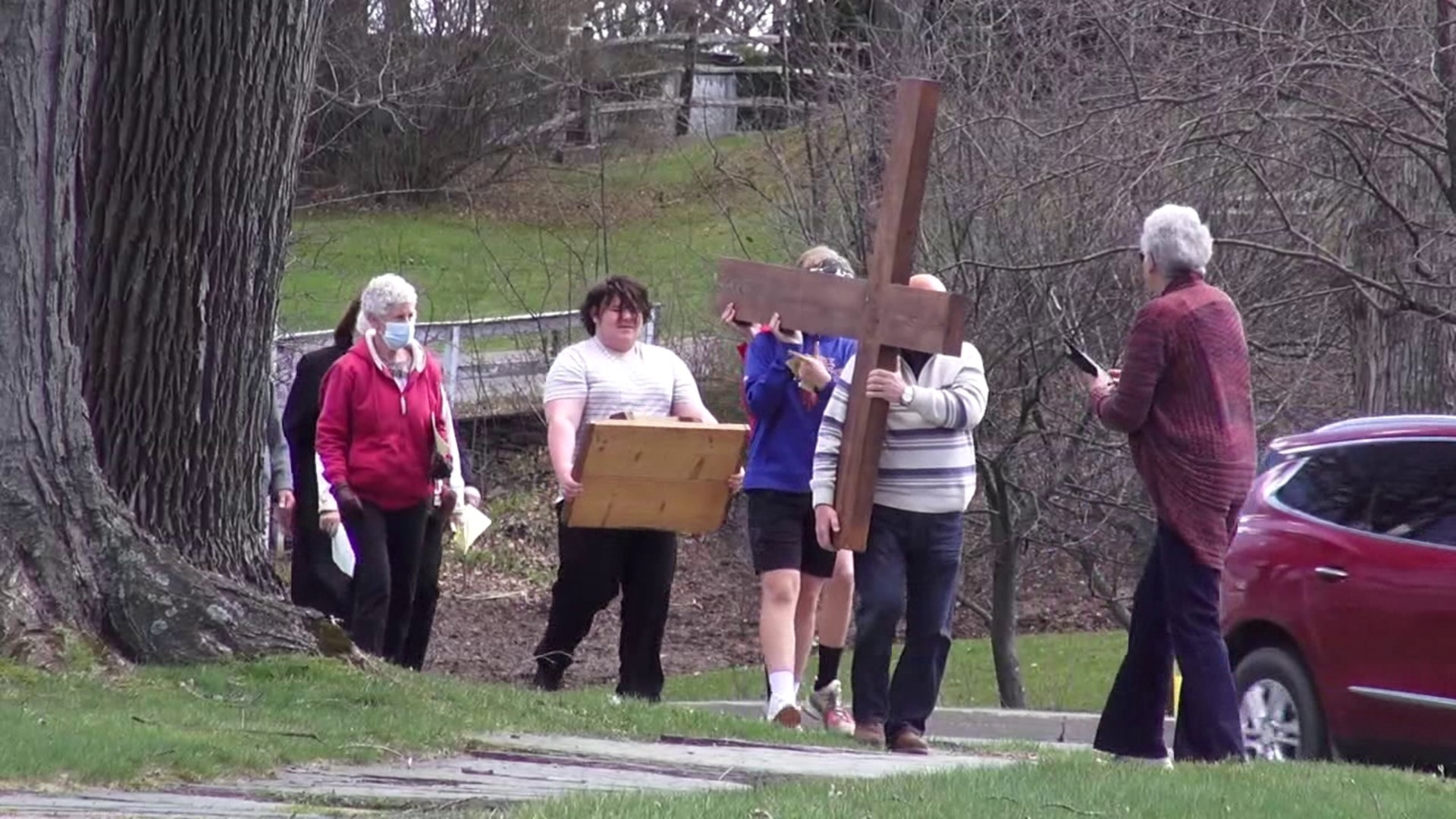 The Good Friday tradition returned to Susquehanna County after a hiatus due to COVID.