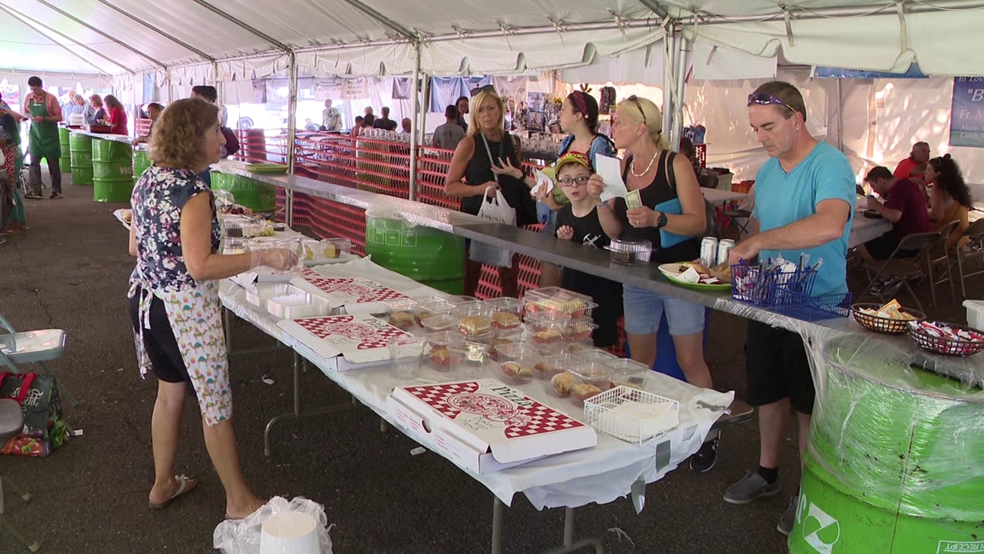A church in scranton hosted its annual Lebanese American Food Festival this weekend.