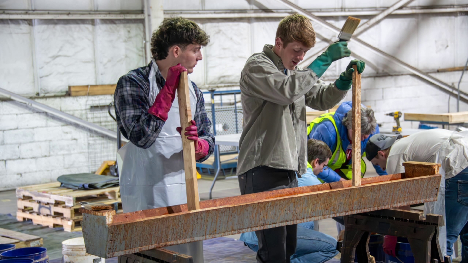 Lock Haven non-profit chapter building beds for children in need